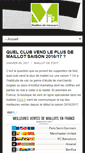 Mobile Screenshot of maillot-de-foot.net